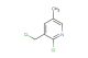 2-chloro-3-(chloromethyl)-5-methylpyridine