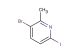3-bromo-6-iodo-2-methylpyridine