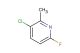 3-chloro-6-fluoro-2-methylpyridine