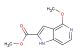 4-methoxy-1H-pyrrolo[3,2-c]pyridine-2-carboxylic acid methyl ester