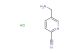 5-(aminomethyl)-2-pyridinecarbonitrile hydrochloride
