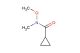 N-methoxy-N-methylcyclopropanecarboxamide