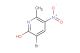 3-bromo-2-hydroxy-5-nitro-6-picoline