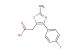 2-(4-(4-fluorophenyl)-2-methylthiazol-5-yl)acetic acid