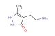 4-(2-aminoethyl)-1,2-dihydro-5-methyl-3H-pyrazol-3-one