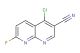 4-chloro-7-fluoro-1,8-naphthyridine-3-carbonitrile