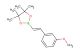 2-[(E)-2-(3-methoxyphenyl)ethenyl]-4,4,5,5-tetramethyl-1,3,2-dioxaborolane
