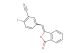 2-fluoro-5-[(3-oxo-1(3H)-isobenzofuranylidene)methyl]-benzonitrile