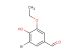 3-bromo-5-ethoxy-4-hydroxybenzaldehyde