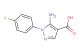 5-amino-1-(4-fluorophenyl)-1H-pyrazole-4-carboxylic acid