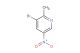3-bromo-2-methyl-5-nitro-pyridine