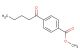 4-(1-oxopentyl)benzoic acid methyl ester