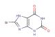 8-bromo-2,3,6,7-tetrahydro-1H-purine-2,6-dione