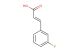 (2E)-3-(3-fluorophenyl)prop-2-enoic acid
