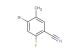 4-bromo-2-fluoro-5-methylbenzonitrile