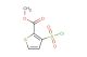 methyl-3-chlorosulfonylthiophene-2-carboxylate