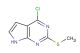 4-chloro-2-(methylthio)-7H-pyrrolo[2,3-d]pyrimidine