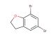 5,7-dibromo-2,3-dihydro-1-benzofuran