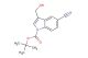 5-cyano-3-hydroxymethylindole-1-carboxylic acid tert-butyl ester