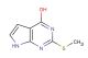 4-hydroxy-2-(methylthio)-7H-pyrrolo[2,3-d]pyrimidine