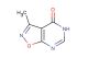 3-methyl-5H-isoxazolo[5,4-d]pyrimidin-4-one