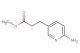 methyl 3-(6-aminopyridin-3-yl)propanoate