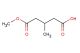 5-methoxy-3-methyl-5-oxopentanoic acid