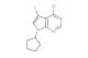 4-chloro-7-cyclopentyl-5-iodo-7H-pyrrolo[2,3-d]pyrimidine