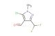 5-chloro-3-(difluoromethyl)-1-methyl-1H-pyrazole-4-carbaldehyde