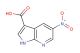5-nitro-1H-pyrrolo[2,3-b]pyridine-3-carboxylic acid