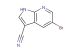 5-bromo-1H-pyrrolo[2,3-b]pyridine-3-carbonitrile