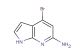4-bromo-1H-pyrrolo[2,3-b]pyridin-6-amine