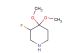 3-fluoro-4,4-dimethoxypiperidine