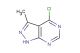 4-chloro-3-methyl-1H-pyrazolo[3,4-d]pyrimidine