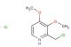 2-chloromethyl-3,4-dimethoxypyridinium chloride