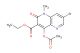 ethyl 4-acetoxy-7-bromo-1,2-dihydro-1-methyl-2-oxo-1,5-naphthyridine-3-carboxylate