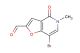 7-bromo-4,5-dihydro-5-methyl-4-oxofuro[3,2-c]pyridine-2-carbaldehyde