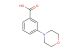 3-(4-morpholinyl)benzoic acid