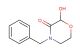 4-benzyl-2-hydroxy-morpholin-3-one
