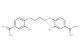 3-bromo-4-[3-(2-bromo-4-carbamimidoylphenoxy)propoxy]benzene-1-carboximidamide