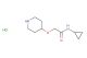 n-cyclopropyl-2-(piperidin-4-yloxy)acetamide hydrochloride