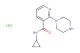 N-cyclopropyl-2-(1-piperazinyl)nicotinamide hydrochloride