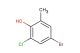 4-bromo-2-chloro-6-methylphenol