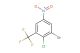 1-bromo-2-chloro-5-nitro-3-(trifluoromethyl)benzene