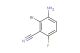2-bromo-3-amino-6-fluorobenzonitrile