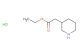 piperidin-3-yl-acetic acid ethyl ester hydrochloride