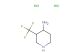 3-trifluoromethyl-4-piperidinamine hydrochloride (1:2)