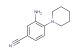 3-amino-4-(1-piperidinyl)-benzonitrile