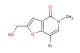 7-bromo-2-(hydroxymethyl)-5-methyl- furo[3,2-c]pyridin-4(5H)-one
