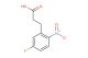 3-(5-fluoro-2-nitrophenyl)propanoic acid